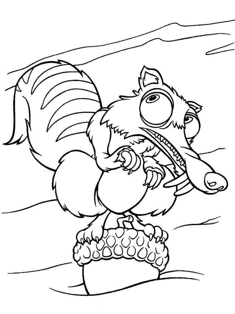 ice age 3 coloring pages - photo #36