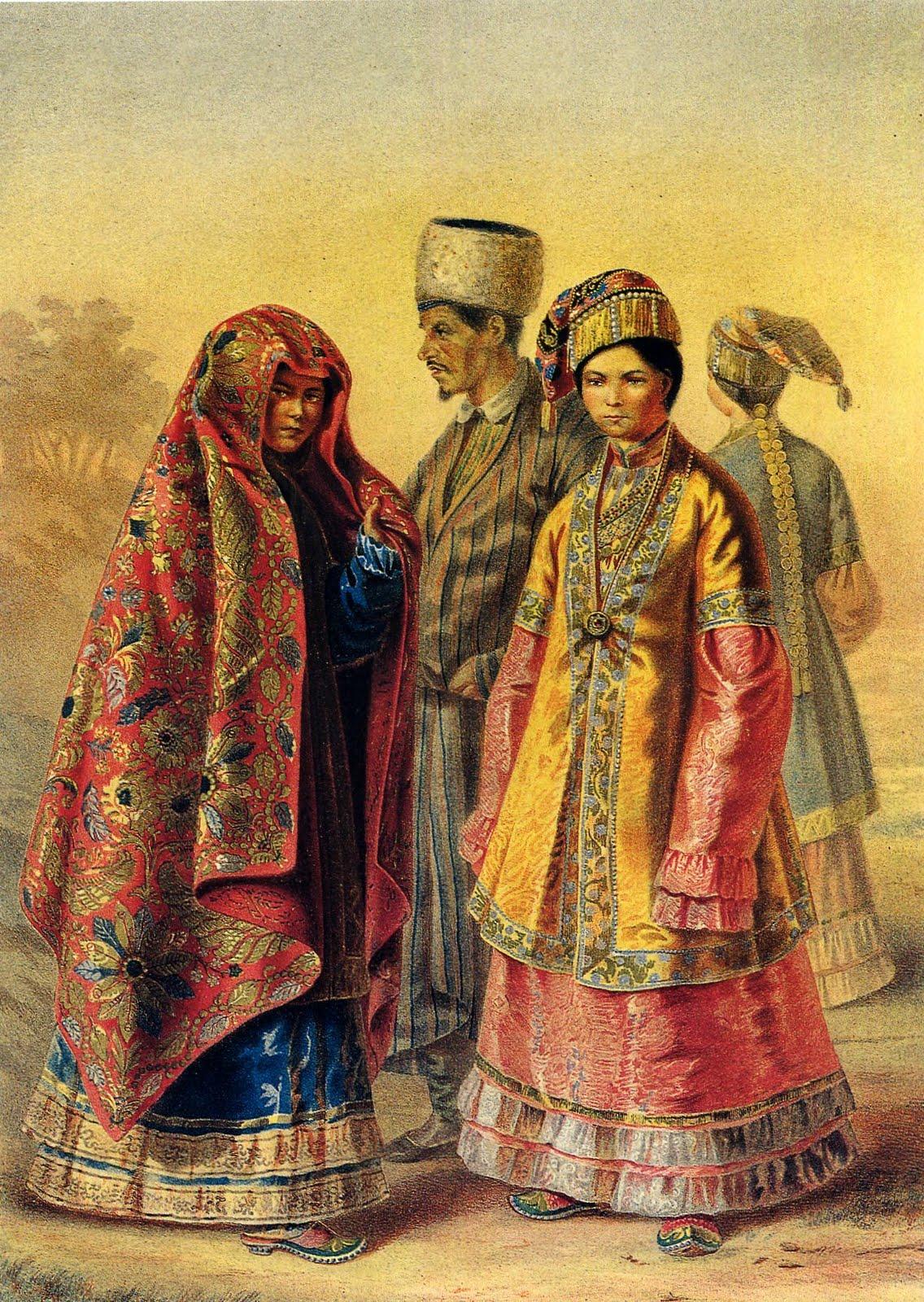 Национальная одежда татарок